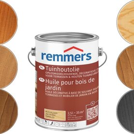 Tuinhout olie oplosmiddel houdend