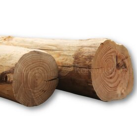 Ronde palen geschild