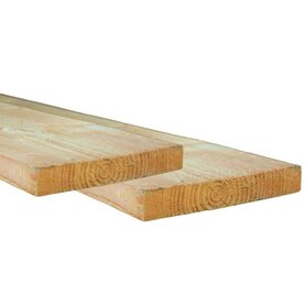 Planken fijnbezaagd
