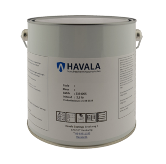 Havala UV++ Tuinbeits Blank 7008 2,5 liter Voorkom vergrijzing 