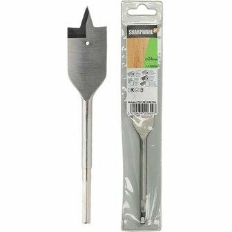 Platte houtboor &Oslash;30x160mm