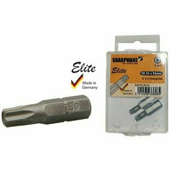 Bits 25mm Torx TX10 (2st)