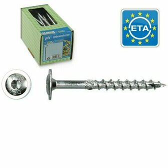 PFS flenskophoutschroef T30 &Oslash;6x50 100st