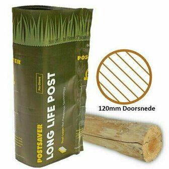 Postsaver 35cm - Ronde paal 120mm