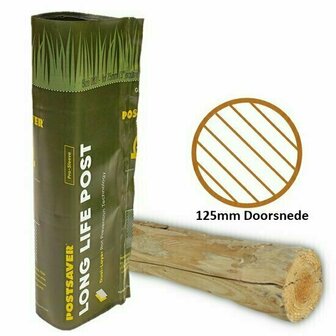 Postsaver 70cm - Ronde paal 125mm