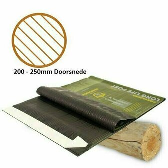 Postsaver 70cm - Ronde paal 200-250mm