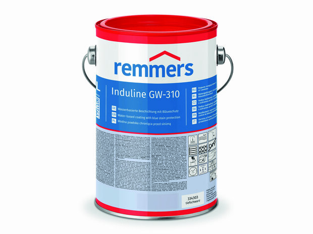 Remmers Induline GW-310 Gitzwart 2,5 liter 