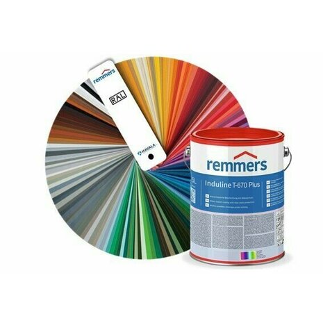 Remmers Induline T-670 Plus RAL kleur naar keuze - bijna dekkend - 150% Pigment&nbsp;(vernieuwd, eerder GW-310)