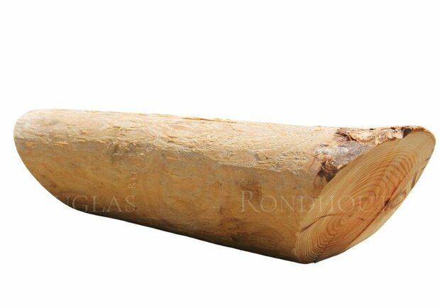 Douglas rondhout schoor 60 cm lang | Kopmaat 13-14 cm