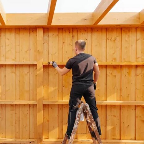 Houtbeschermingscr&egrave;me kleurloos behandeling