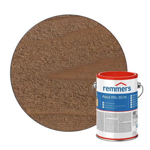 Remmers Aqua HSL35/m Western Red Cedar kleur Gevelbeits, Hardhoutbeits, Matte Beits op kleur