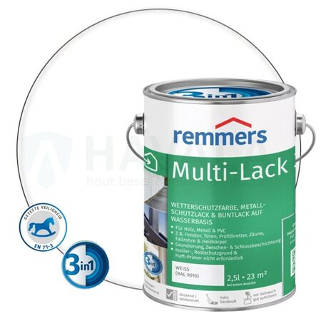Remmers Multi-Lak 3 in 1 Wit (RAL 9016)