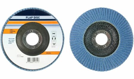 Lamellenschijf 125mm korrel P40 per stuk.