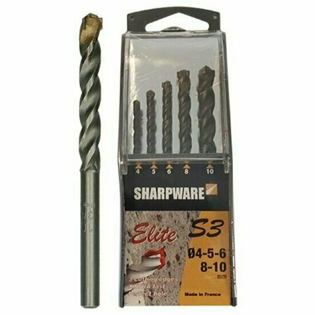 Betonboren Elite S3 snijvlak set 5 ST