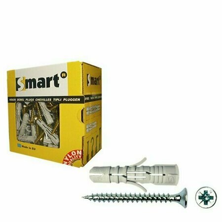 Sterke plug 5x25 + schroef VK 3x30 Nzn 100st.