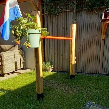 Duikelrek van Douglas rondhout - Zelf montage