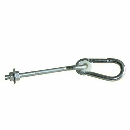 Schommelhaak gelagerd met karabijnhaak M10x240mm