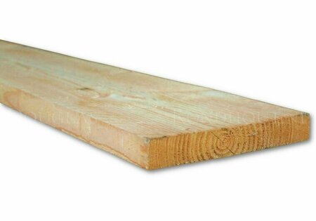 Douglas plank fijnbezaagd | Kopmaat 3x20 cm, Lengte 500 cm.
